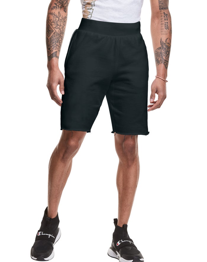 Pantalones Cortos Champion Hombre - Reverse Weave Cut-Off ( Negras ) 4582739-VR